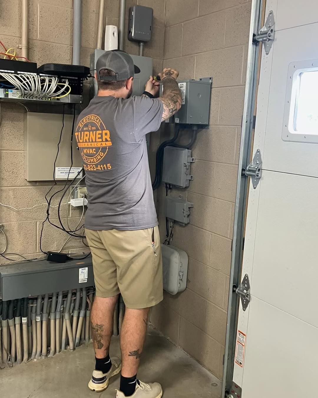 Commercial electrical upgrade completed by Turner Mechanical in Greeneville, TN